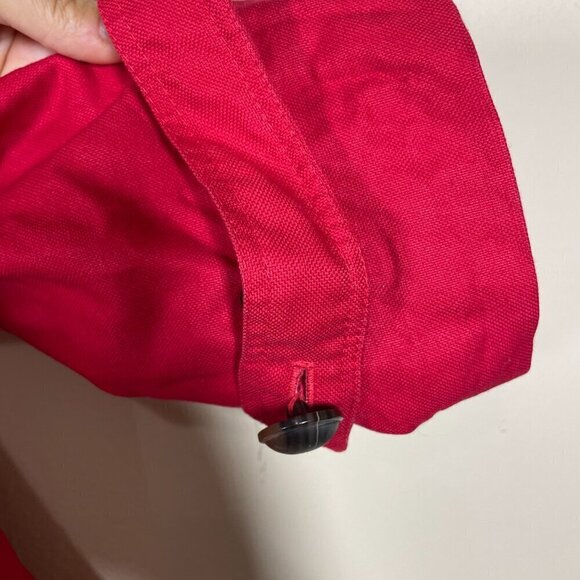 Talbots Petites Women's LS Red Linen Cotton Blazer Jacket 12P Large Button - Picture 4 of 6